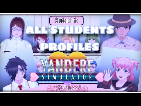 All Students Profiles In 1980s Mode Ver- Yandere Simulator Demo